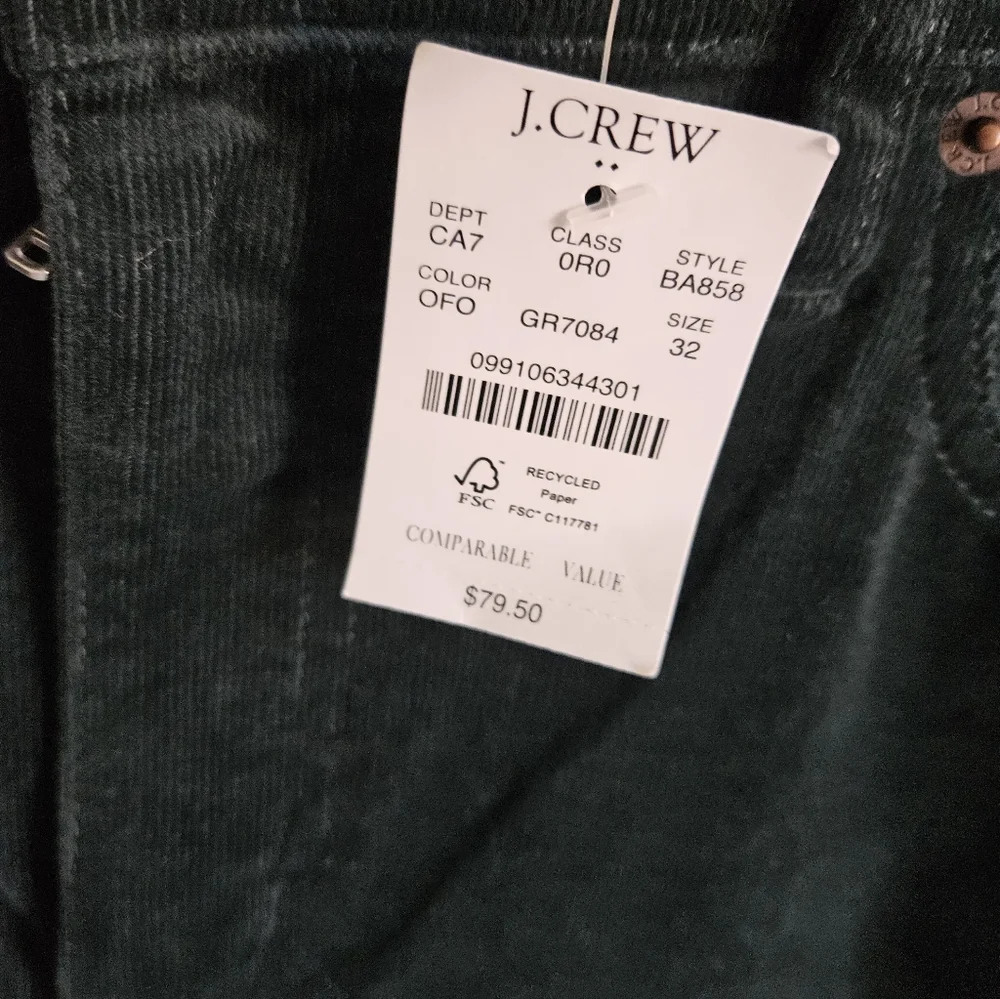 J. Crew hunter green
